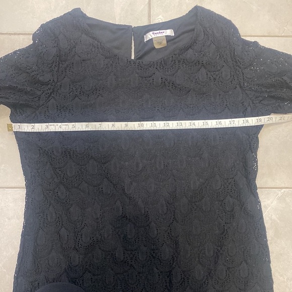 Black Lace Overlay Midi Dress - Picture 8 of 13